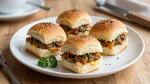 Breakfast Sliders Recipe for a Crowd