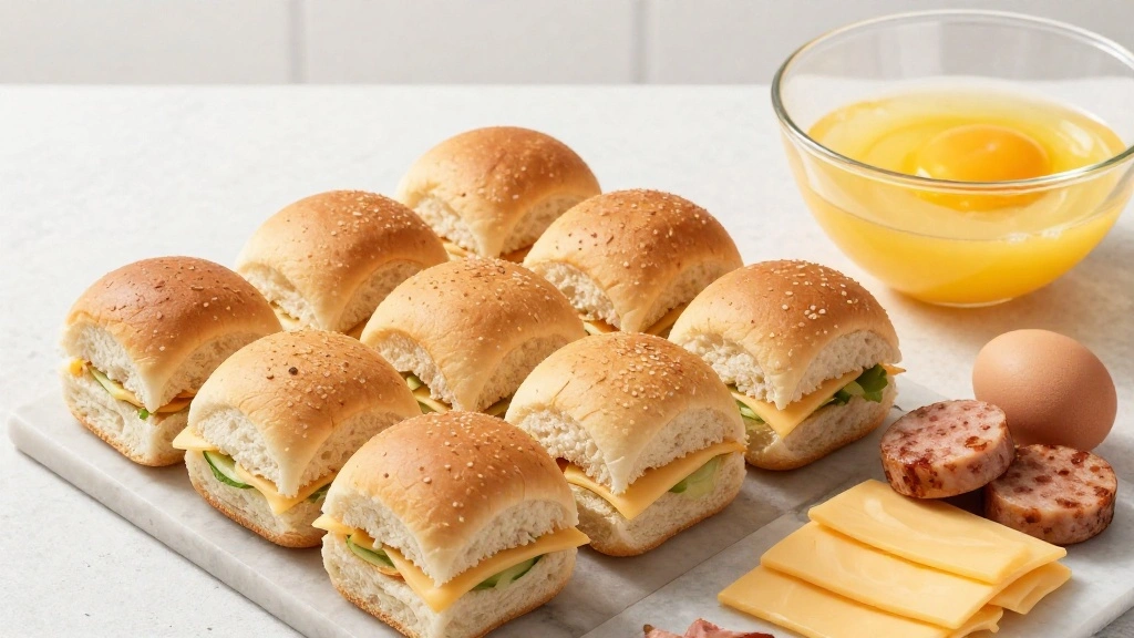 Breakfast Sliders Recipe for a Crowd - Step 1: Prepare Ingredients 1