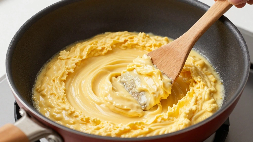 Breakfast Sliders Recipe for a Crowd - Step 3: Scramble Eggs 1