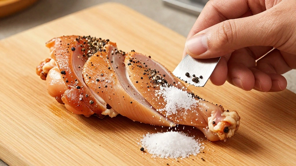 Buffalo Chicken Wrap Recipe - Step 2: Season the Chicken 1