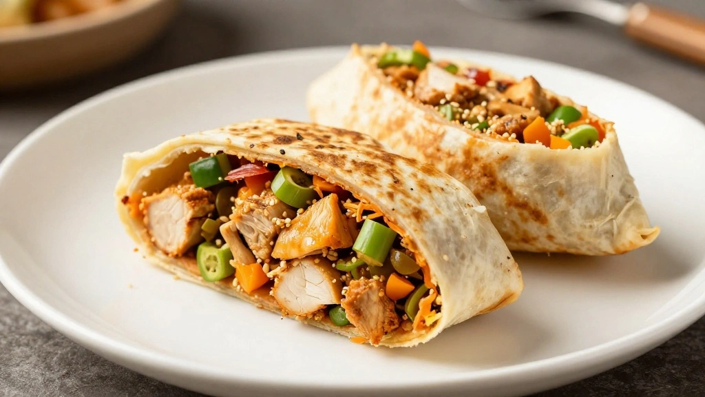 Buffalo Chicken Wrap Recipe - Step 8: Roll the Wrap 1