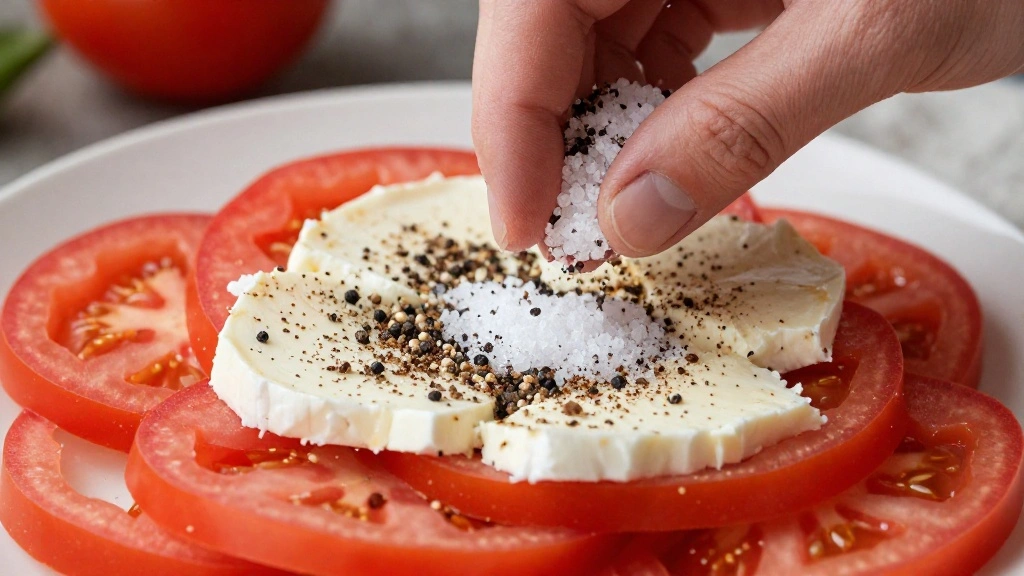 Caprese Sandwich Recipe - Step 5: Season the Layers 1