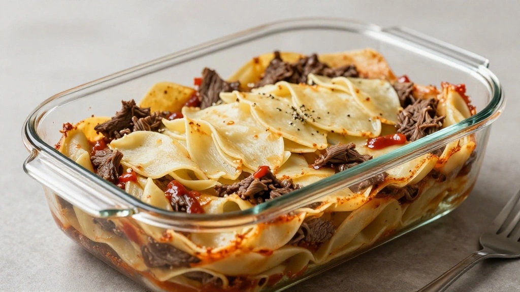 Cheeseburger Casserole Recipe - Step 5: Assemble the Casserole 1