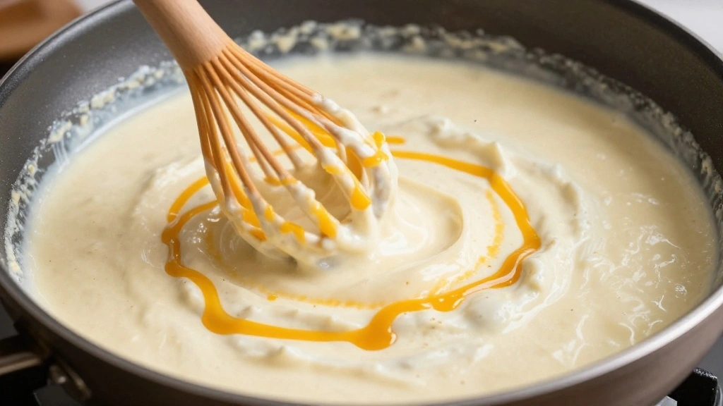 Chicken Alfredo Bake Recipe - Step 4: Make the Alfredo Sauce 1