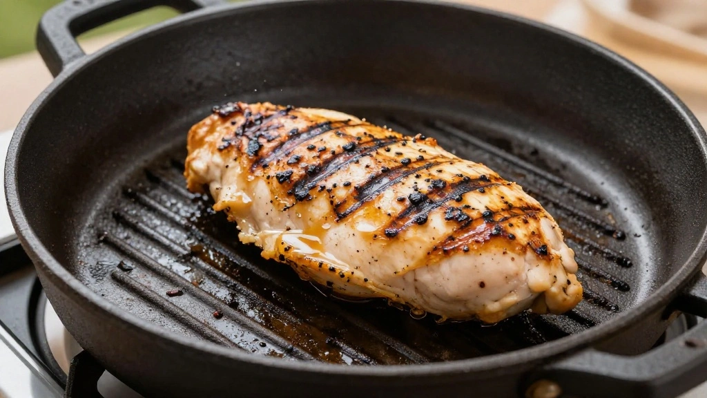 Chicken Pesto Wrap Recipe - Step 4: Grill Chicken 1