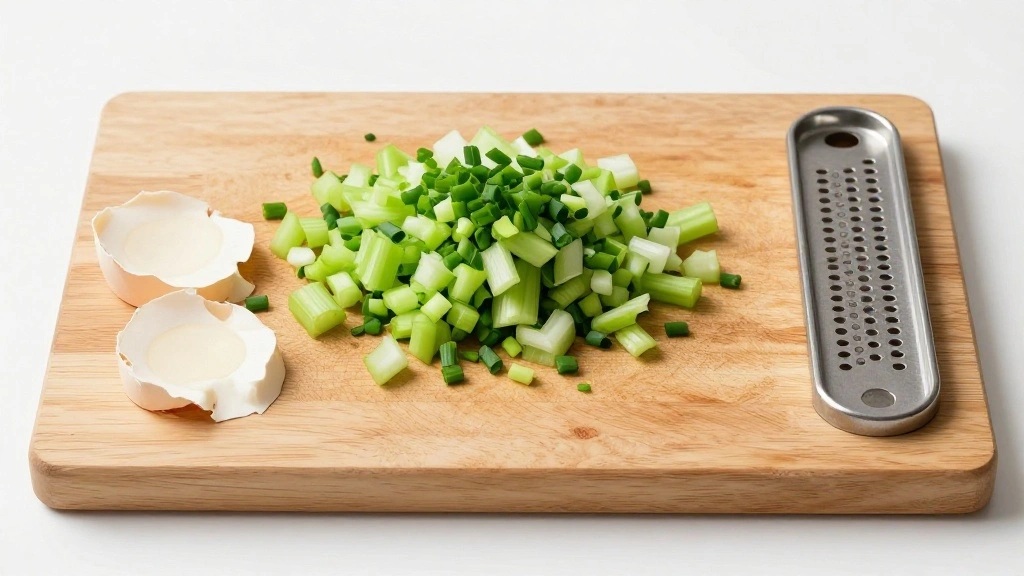 Classic Egg Salad Sandwich Recipe - Step 2: Chop Ingredients 1