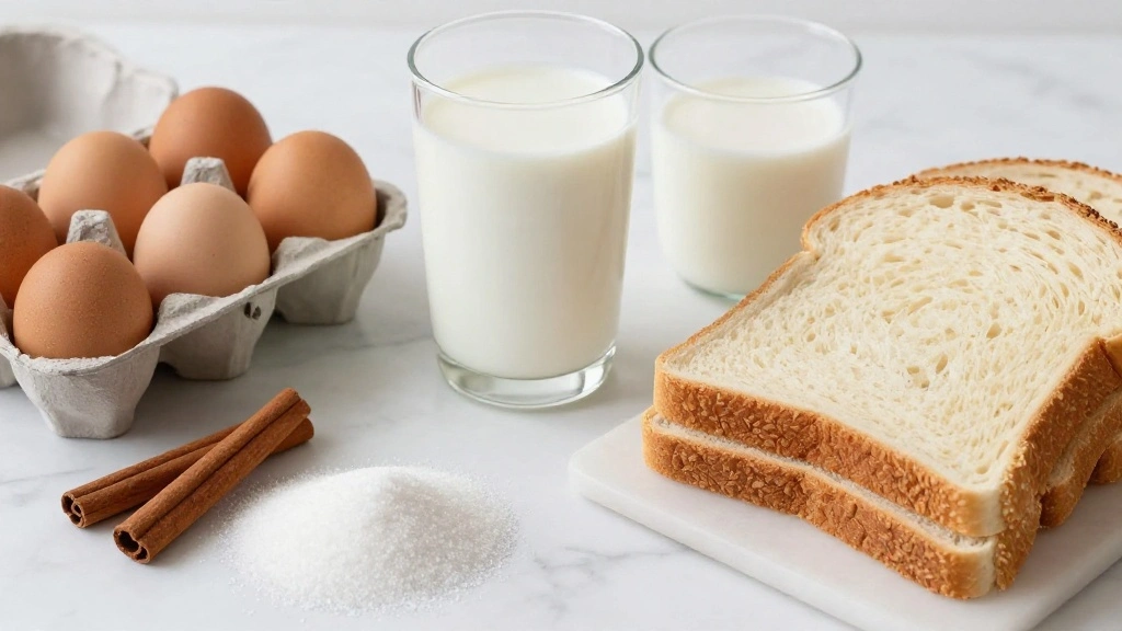 Classic French Toast Recipe - Step 1: Prepare Ingredients 1