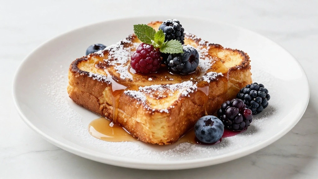 Classic French Toast Recipe - Step 8: Serve and Garnish 1