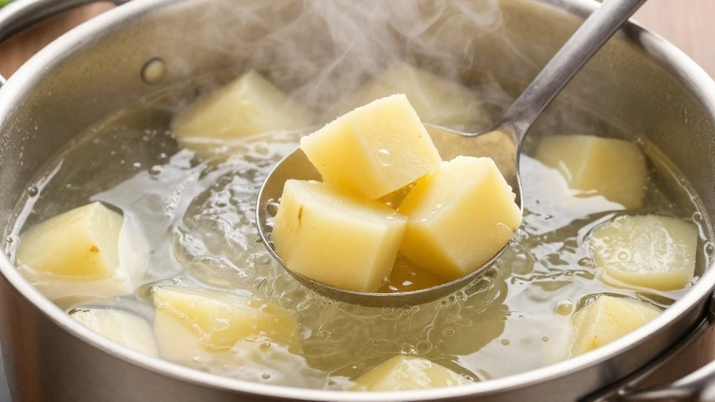 Crispy Breakfast Potatoes Recipe - Step 2: Parboil Potatoes 1