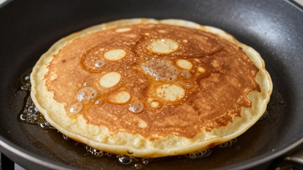 Fluffy Homemade Pancakes Recipe - Step 7: Cook the Pancakes 1