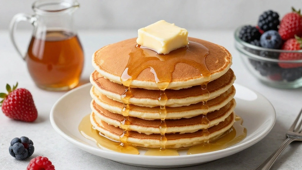 Fluffy Homemade Pancakes Recipe - Step 8: Serve and Enjoy 1