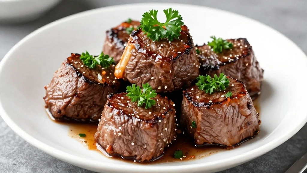 Garlic Butter Steak Bites Recipe - Step 8: Garnish and Serve 1