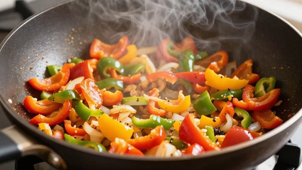 Hash Brown Breakfast Casserole Recipe - Step 4: Sauté Vegetables 1