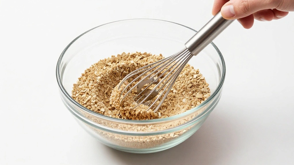 Healthy Banana Oat Muffins Recipe - Step 3: Mix Dry Ingredients 1