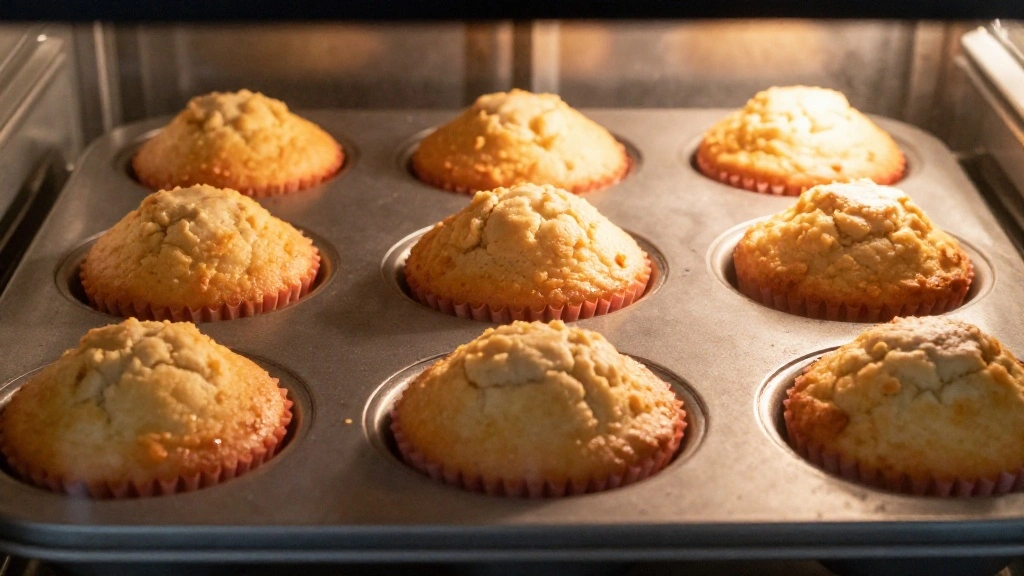 Healthy Banana Oat Muffins Recipe - Step 9: Bake the Muffins 1