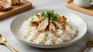Healthy Chicken Rice Bowl Recipe