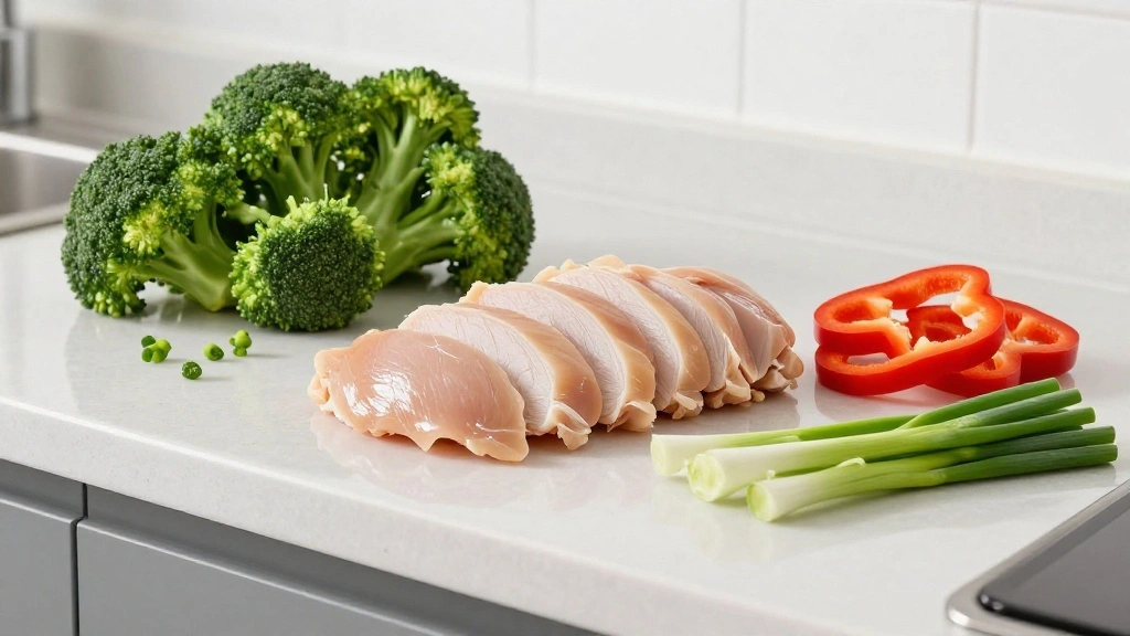 Healthy Chicken Rice Bowl Recipe - Step 1: Prepare Ingredients 1