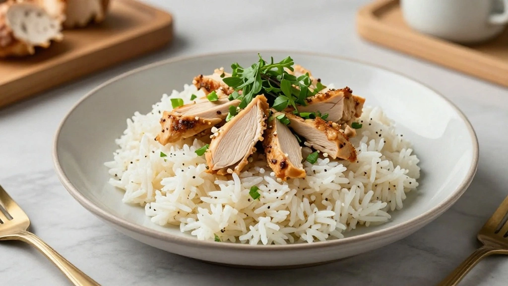 Healthy Chicken Rice Bowl Recipe