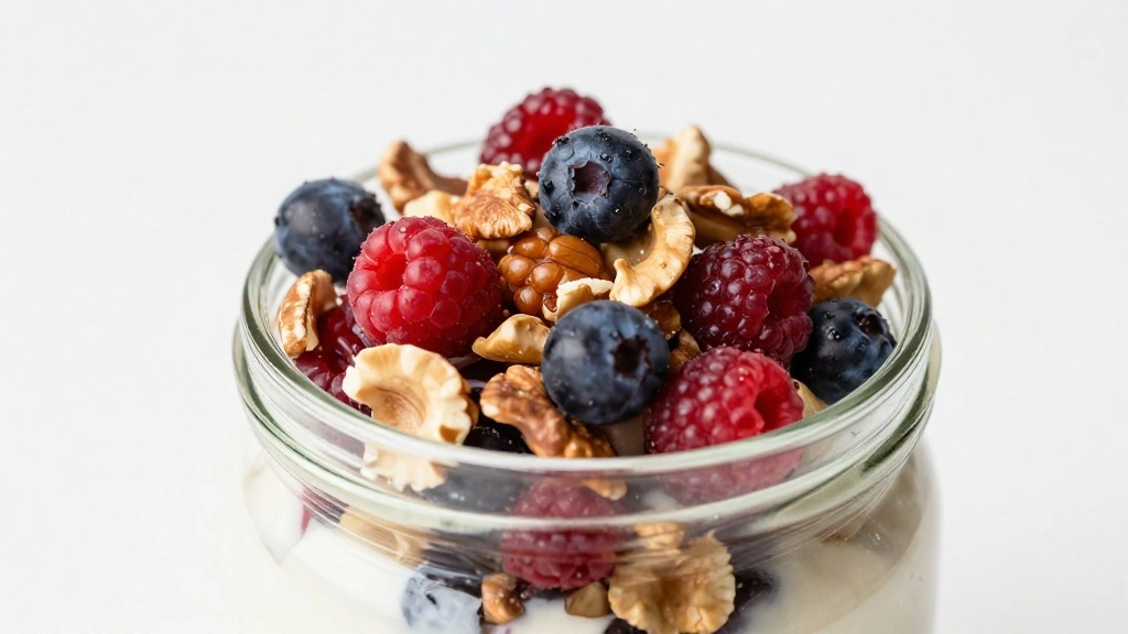 Healthy Greek Yogurt Parfait Recipe - Step 7: Finish with Garnish 1