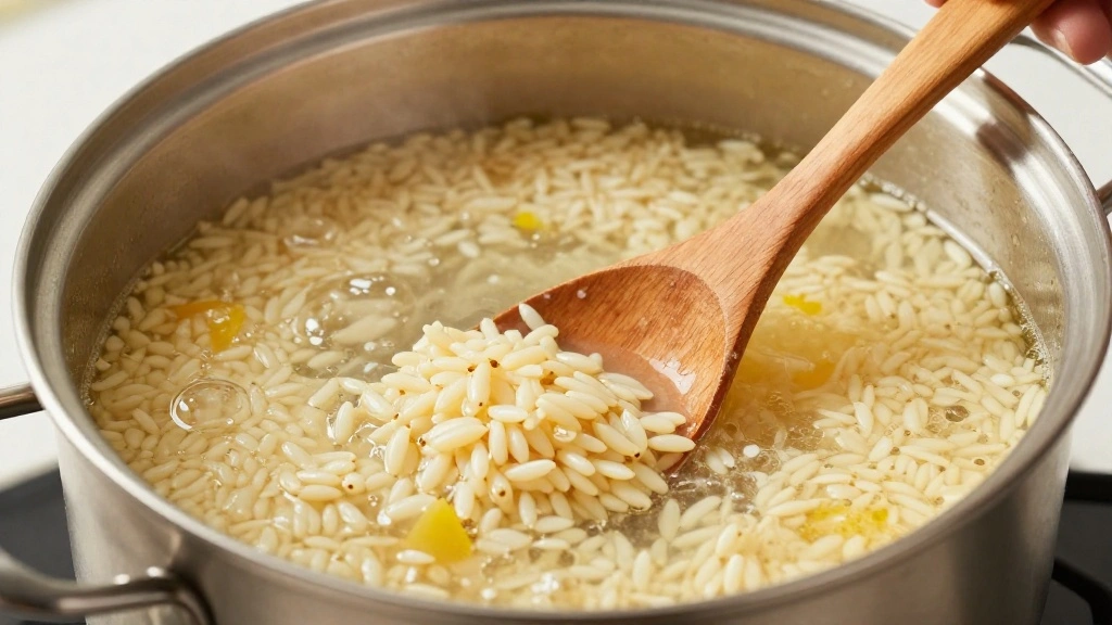 Lemon Garlic Orzo Chicken Recipe - Step 2: Cook the Orzo 1