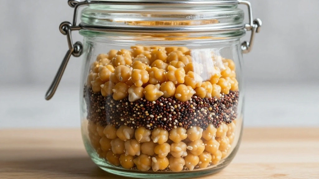 Mason Jar Salad Recipe for Meal Prep - Step 5: Add Heavier Ingredients 1