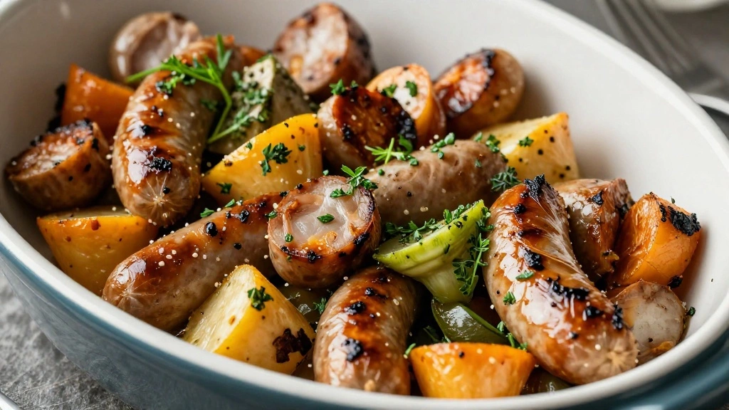 One Pan Sausage and Veggies Recipe - Step 8: Serve and Enjoy 1