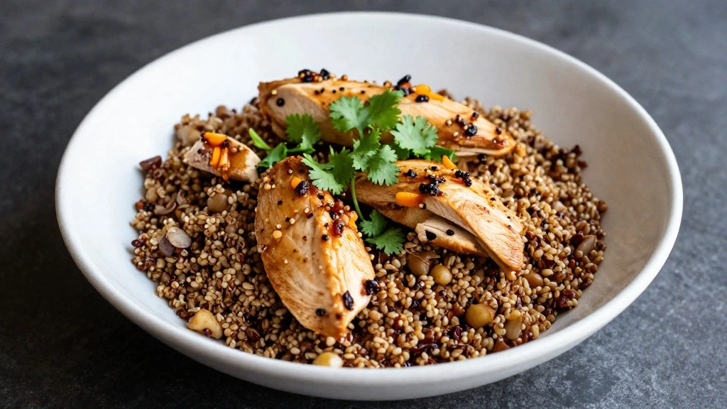 Quinoa Chicken Bowl Recipe - Step 8: Serve and Garnish 1