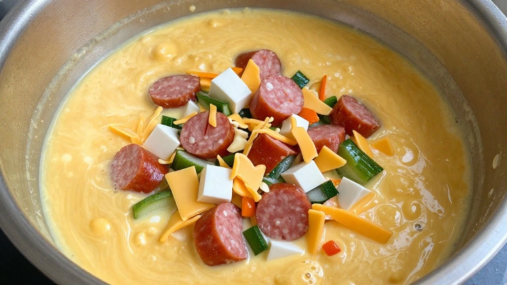 Sausage Egg Muffins Recipe for Meal Prep - Step 4: Combine Ingredients 1