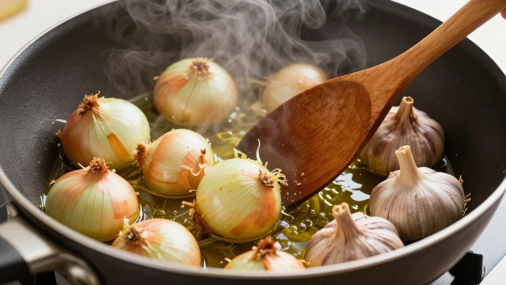 Stuffed Bell Peppers Recipe - Step 2: Sauté the Aromatics 1