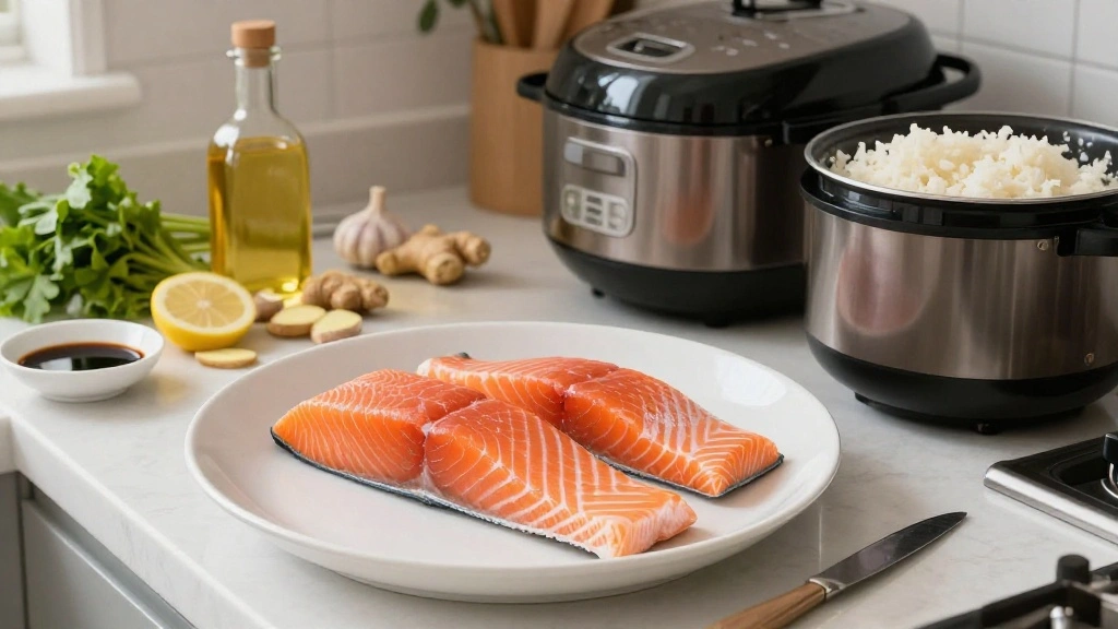 Teriyaki Salmon Bowl Recipe - Step 1: Prepare Ingredients 1