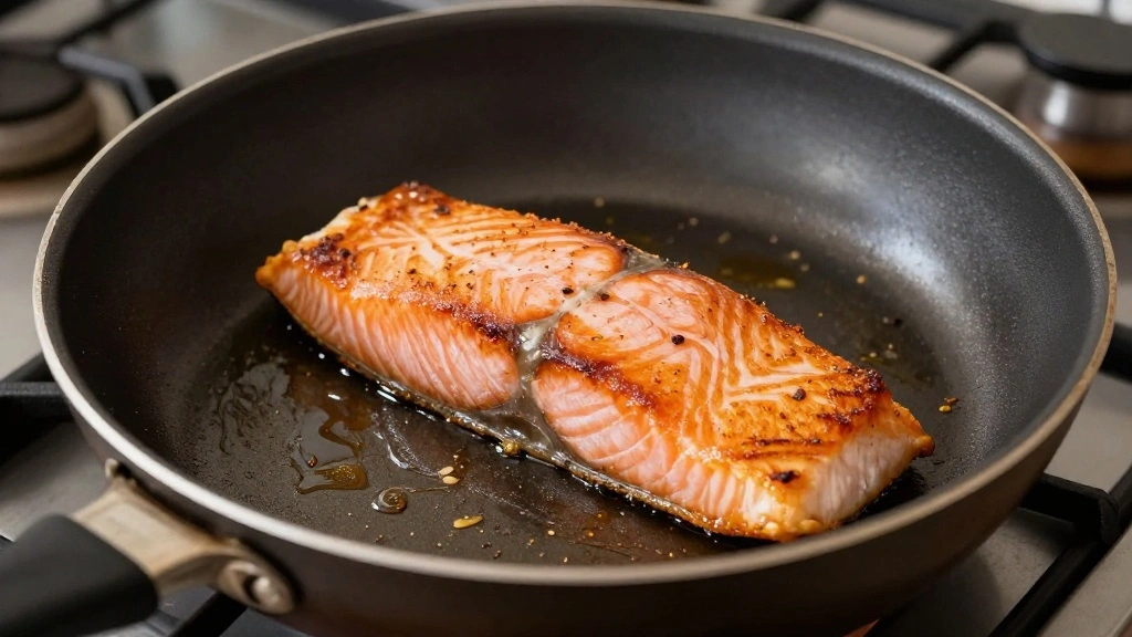 Teriyaki Salmon Bowl Recipe - Step 5: Sear the Salmon 1