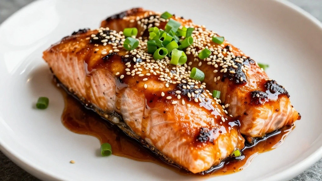 Teriyaki Salmon Bowl Recipe - Step 8: Serve and Garnish 1